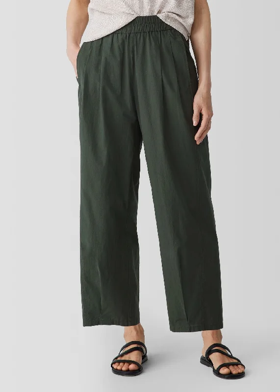 Eileen Fisher - Washed Organic Cotton Poplin Lantern Pant -SALE